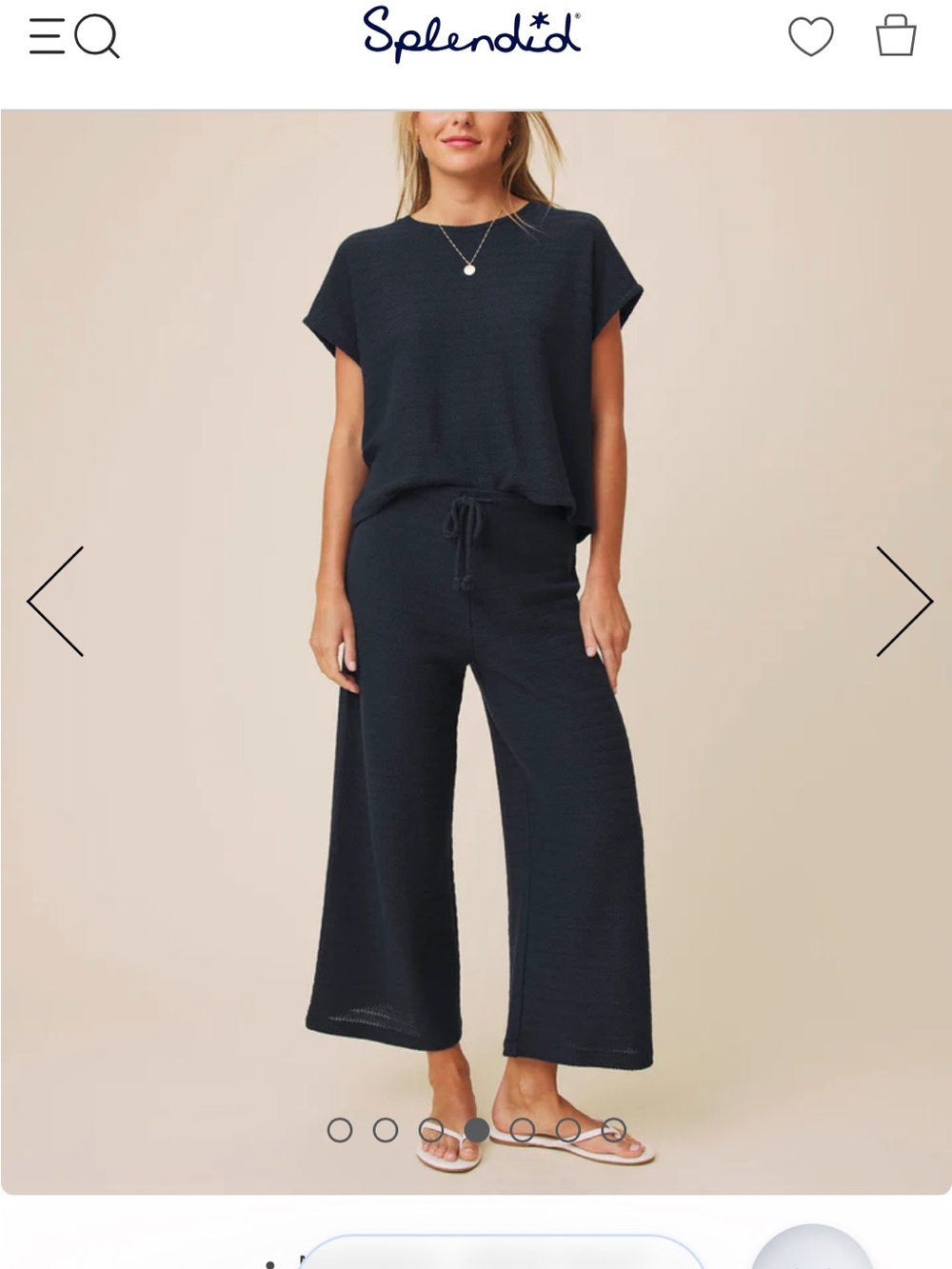 Splendid Marisol knit top xs
